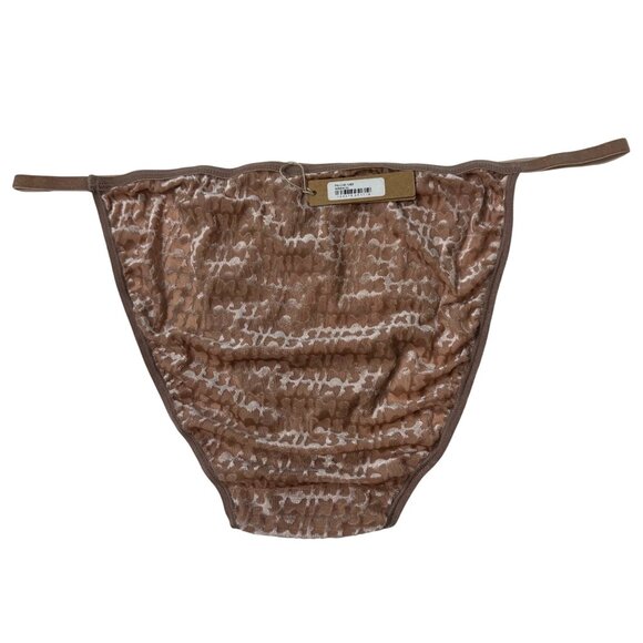 SKIMS Velvet Logo Scoop Bralette + String Bikini Sienna XL/2X - Picture 6 of 11